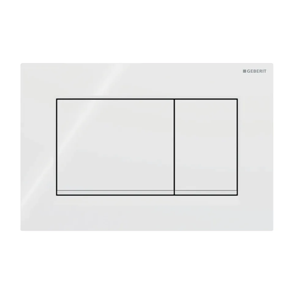 Tipka za vodokotlić Geberit Sigma 30 bela / mat 24.6x16.4x1.2 cm