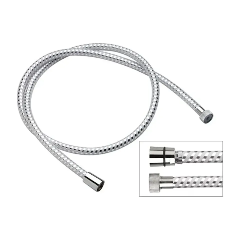 Tuš crevo Remer Biflex belo/hrom 1,5 m