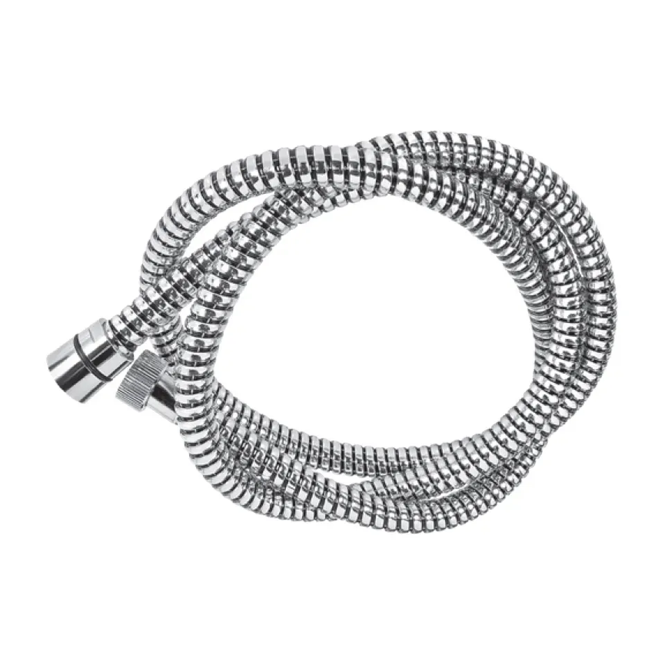 Tuš crevo Rosan Spiroflex crno/hrom 150 cm