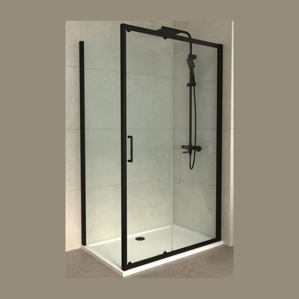 Tuš kabina Copen Atlas crna 100x70 cm