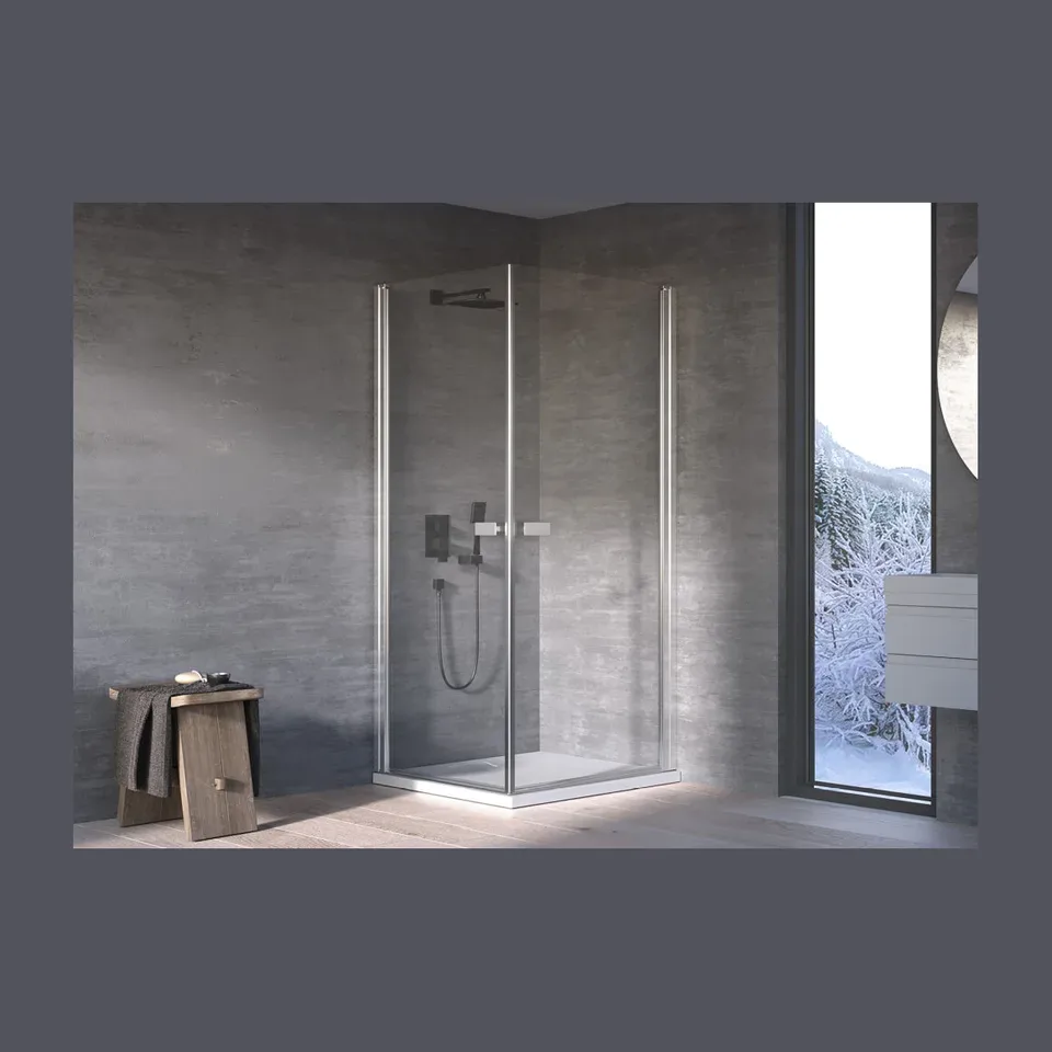 Tuš kabina Kolpa san Andromeda srebrna 100x100x200 cm