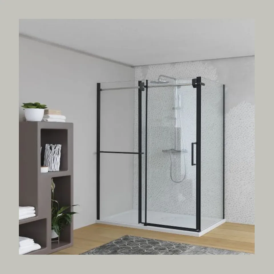 Tuš kabina Kolpa San Virgo crna 120x80 cm