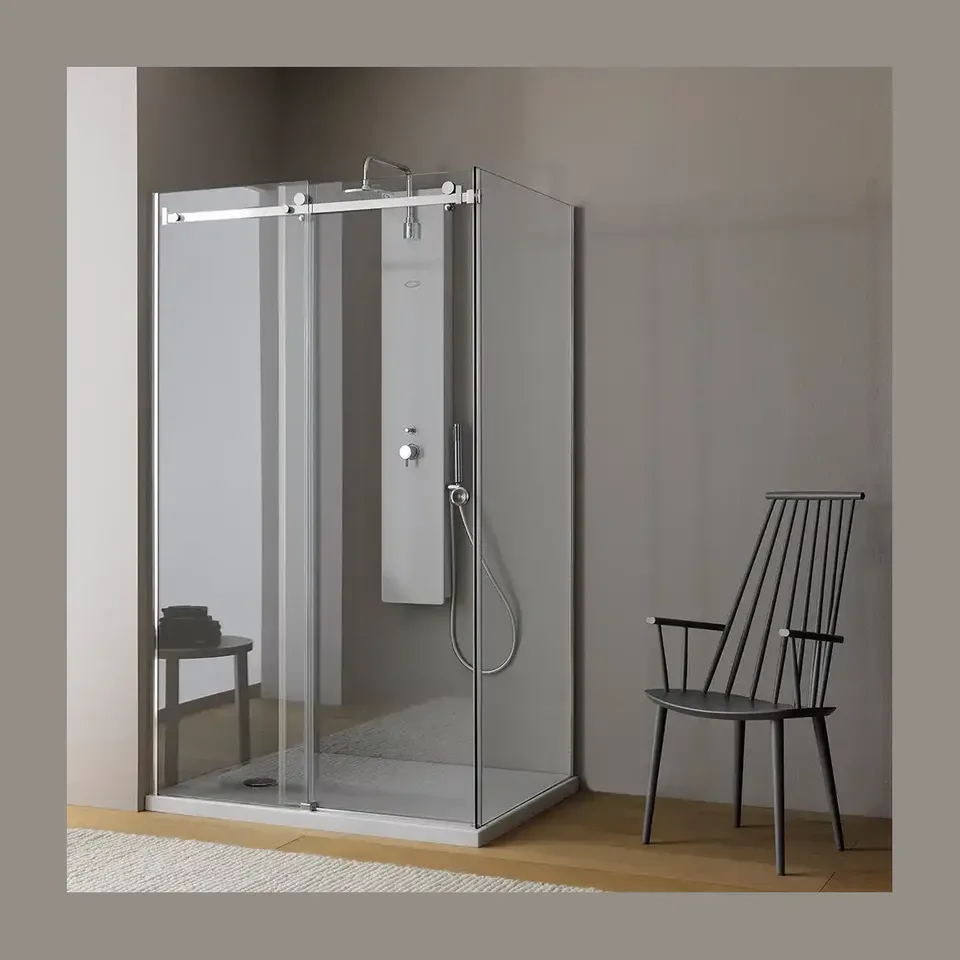 Tuš kabina Kolpasan Dorsa silver brill TK UNI 120x80