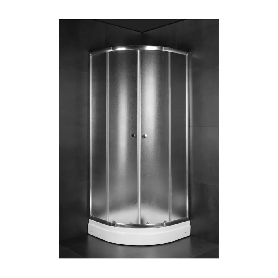 Tuš kabina Minotti 90x90x185 cm, polukružna, 4 mm JL4290