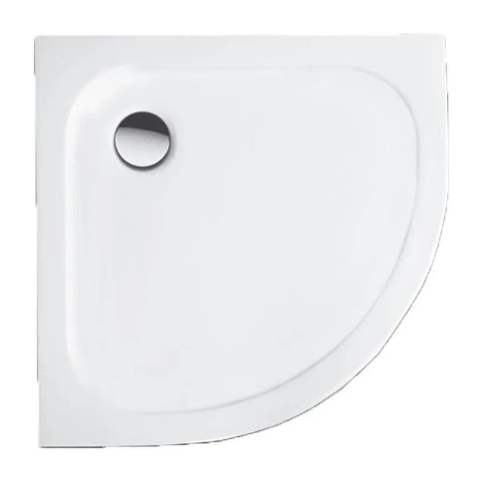 Tuš kada Polyagram Uran bela polukrug 90x90 f90 komplet