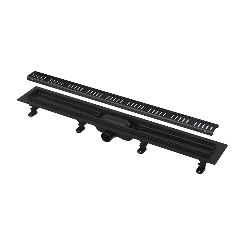 Tuš kanalica Alca APZ10 crna 75 cm
