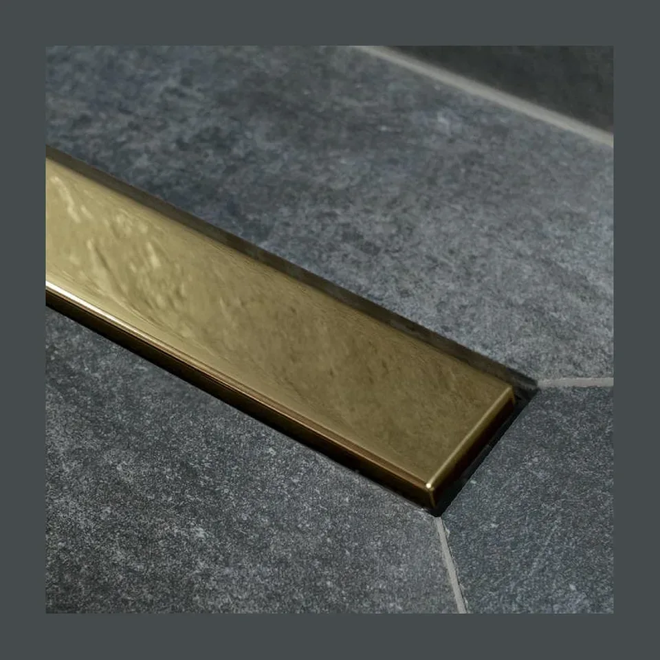 Tuš kanalica Peštan Confluo Frameless Line zlatna 550 mm