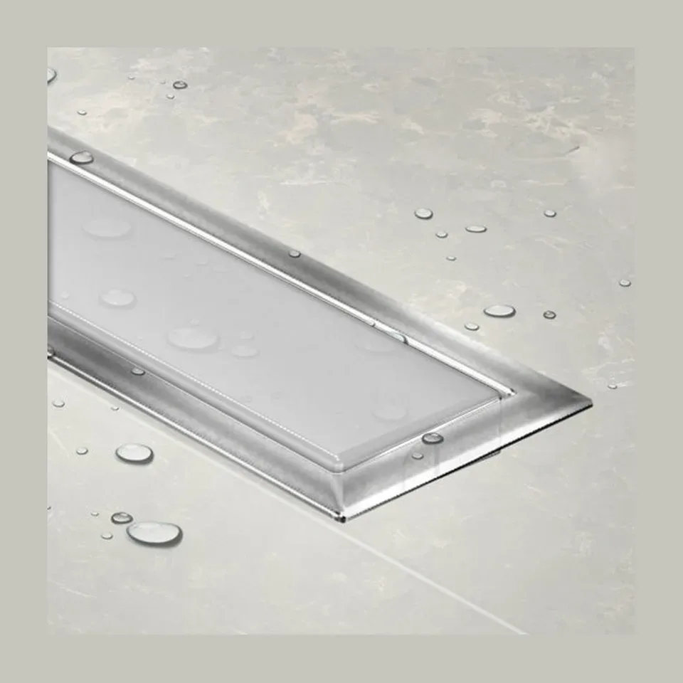 Tuš kanalica Peštan Confluo Premium Line Glass bela 650 mm