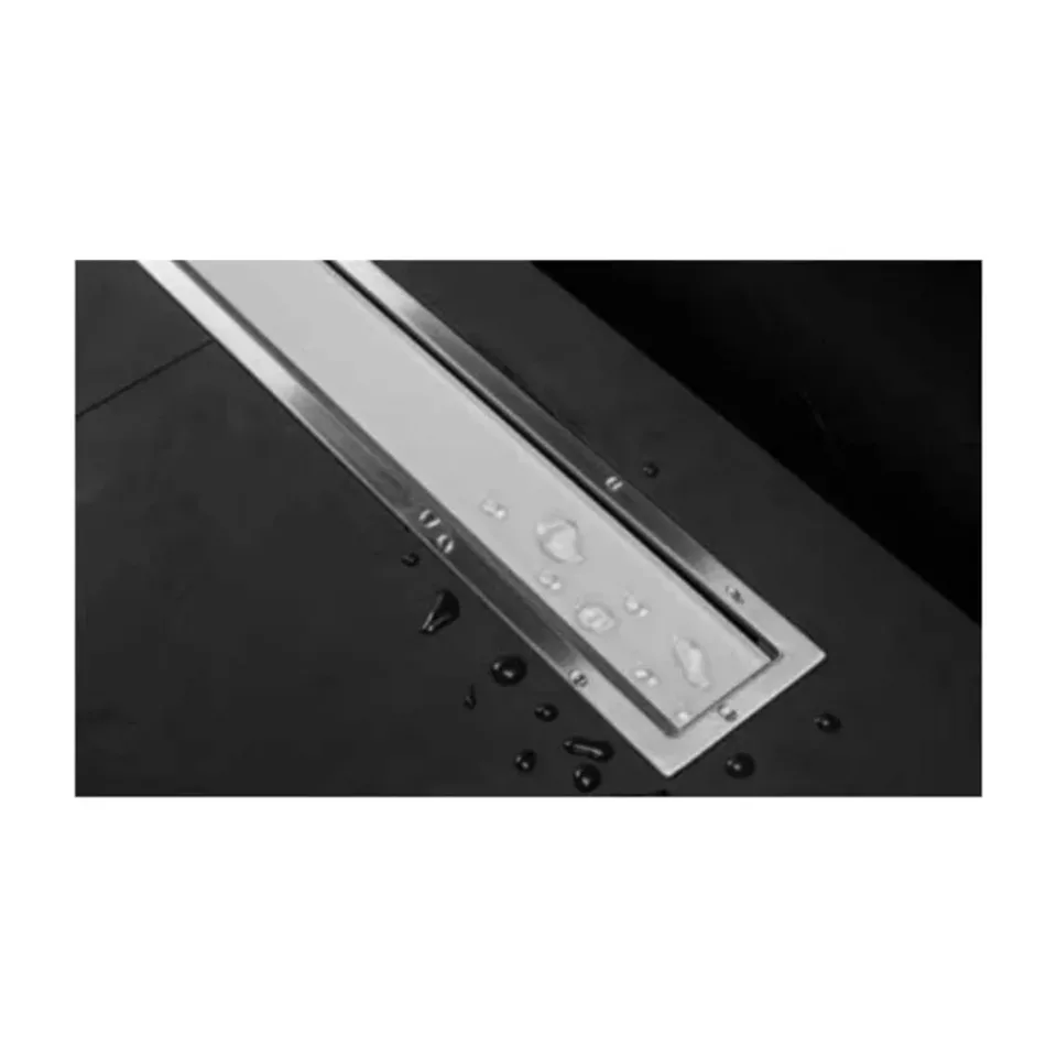 Tuš kanalica Peštan Confluo Premium Line Glass belo staklo 850 mm