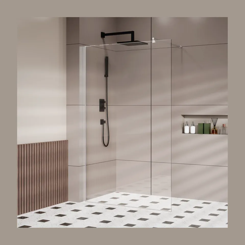 Tuš paravan Kerasan 100x200 cm 8 mm S473