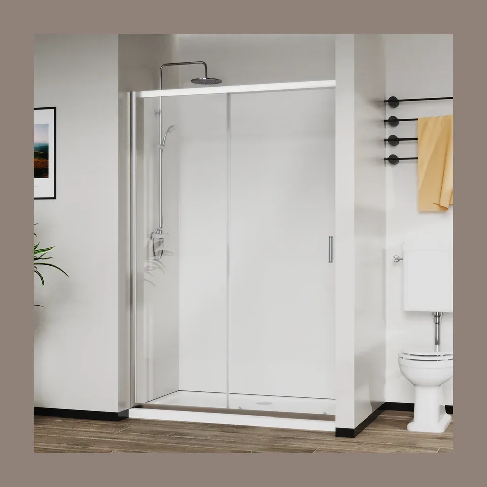 Tuš paravan Kerasan Atlantis hrom 100x200 cm