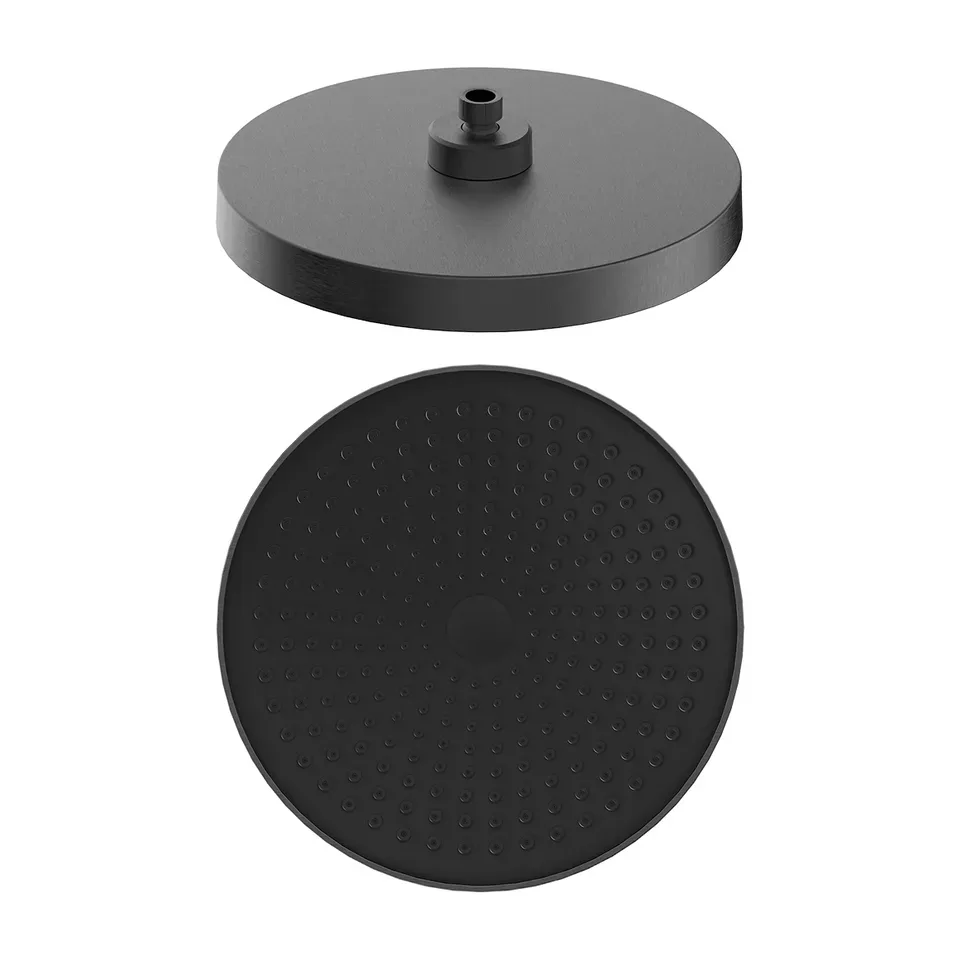 Tuš ruža Rosan Gee O gun metal D300