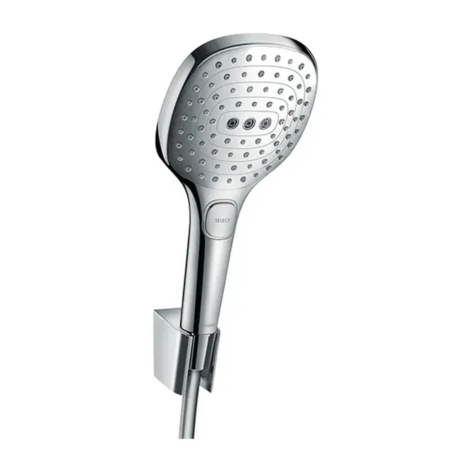 Tuš set Hansgrohe Raindance Select E hrom 120 3 jet, crevo 160 cm