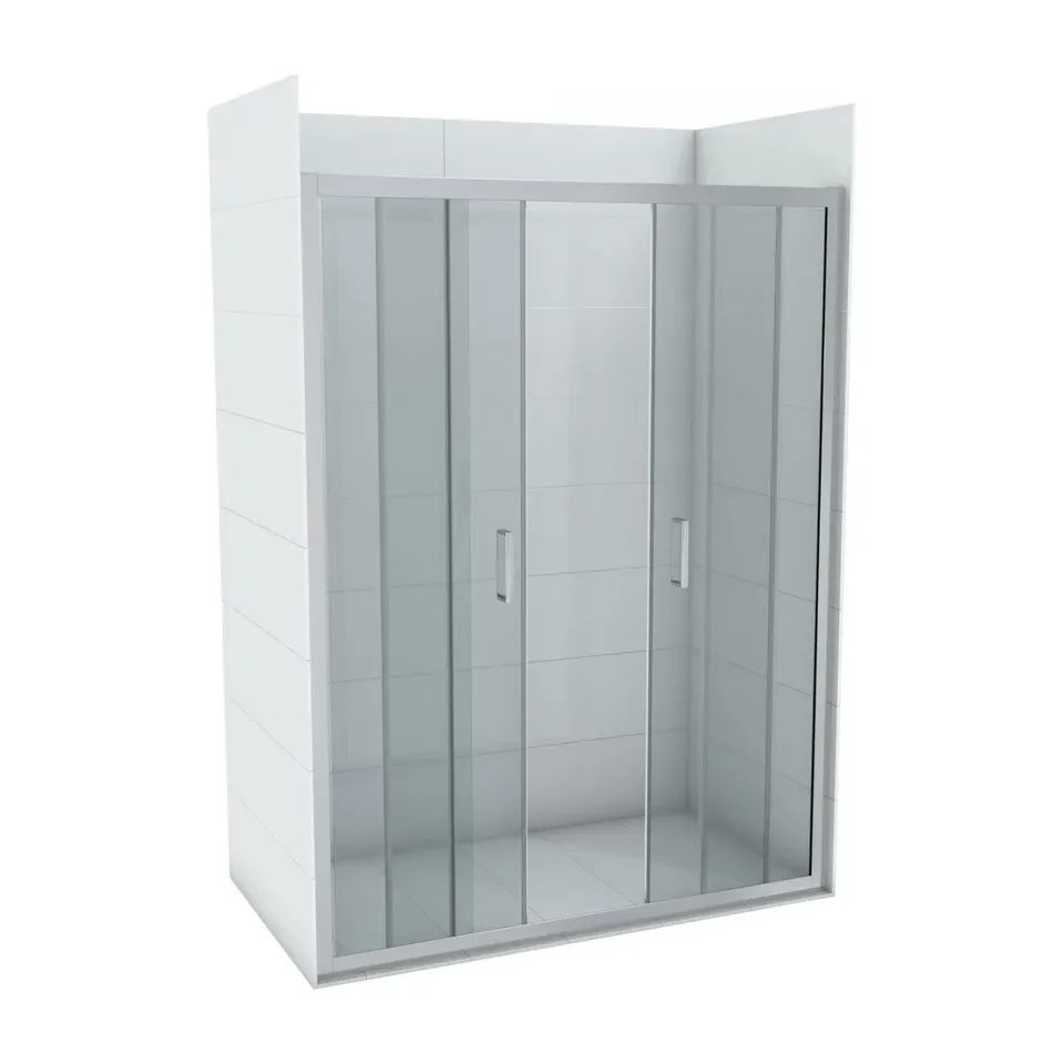 Tuš vrata Copen Opal hrom dupla 160x195 cm