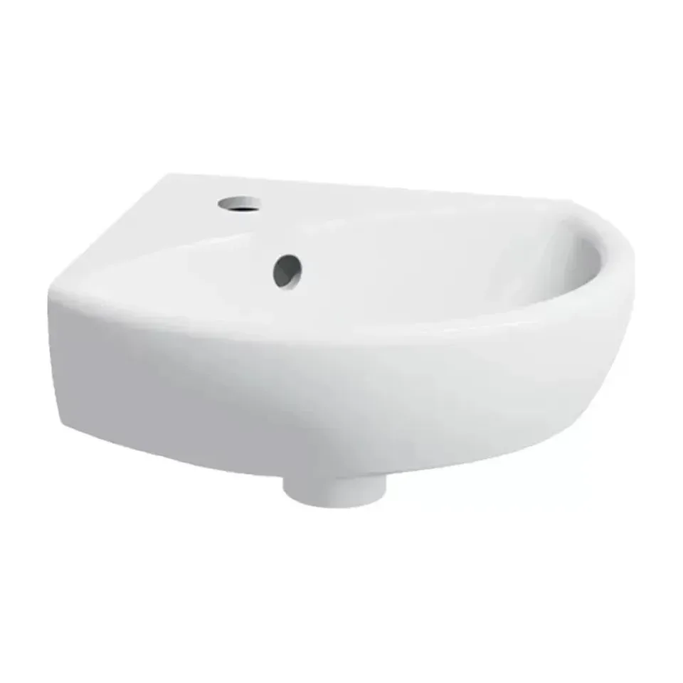 Ugaoni lavabo Geberit Selnova bela 41 cm
