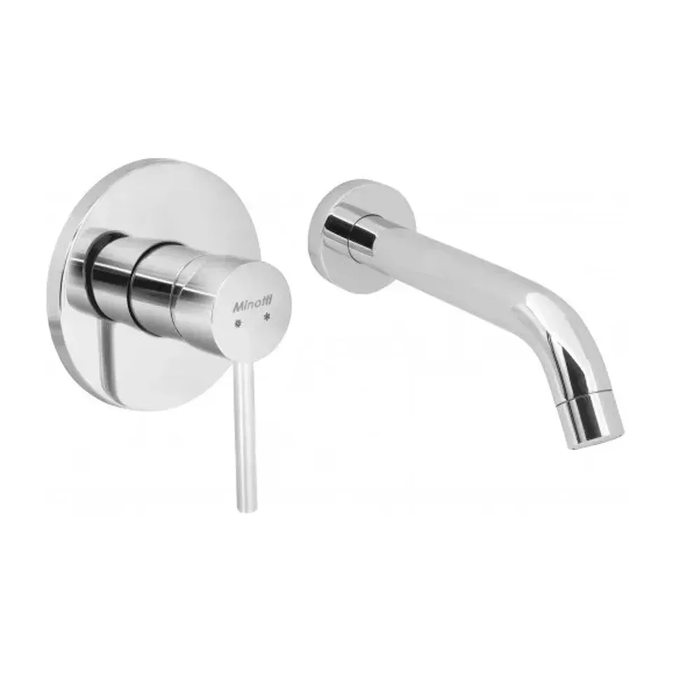 Ugradna baterija za lavabo Minotti Tubo hrom izliv 210 mm