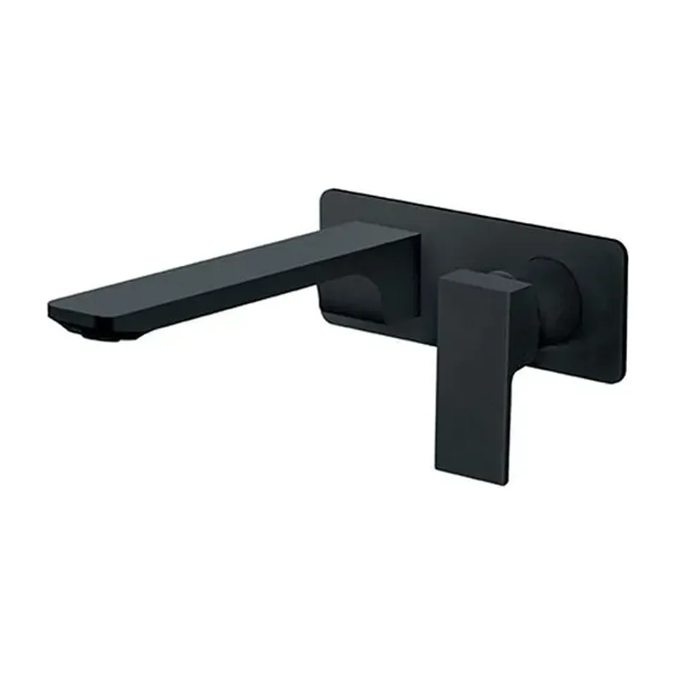 Ugradna baterija za lavabo Rosan Quadro-Black crna uzidna