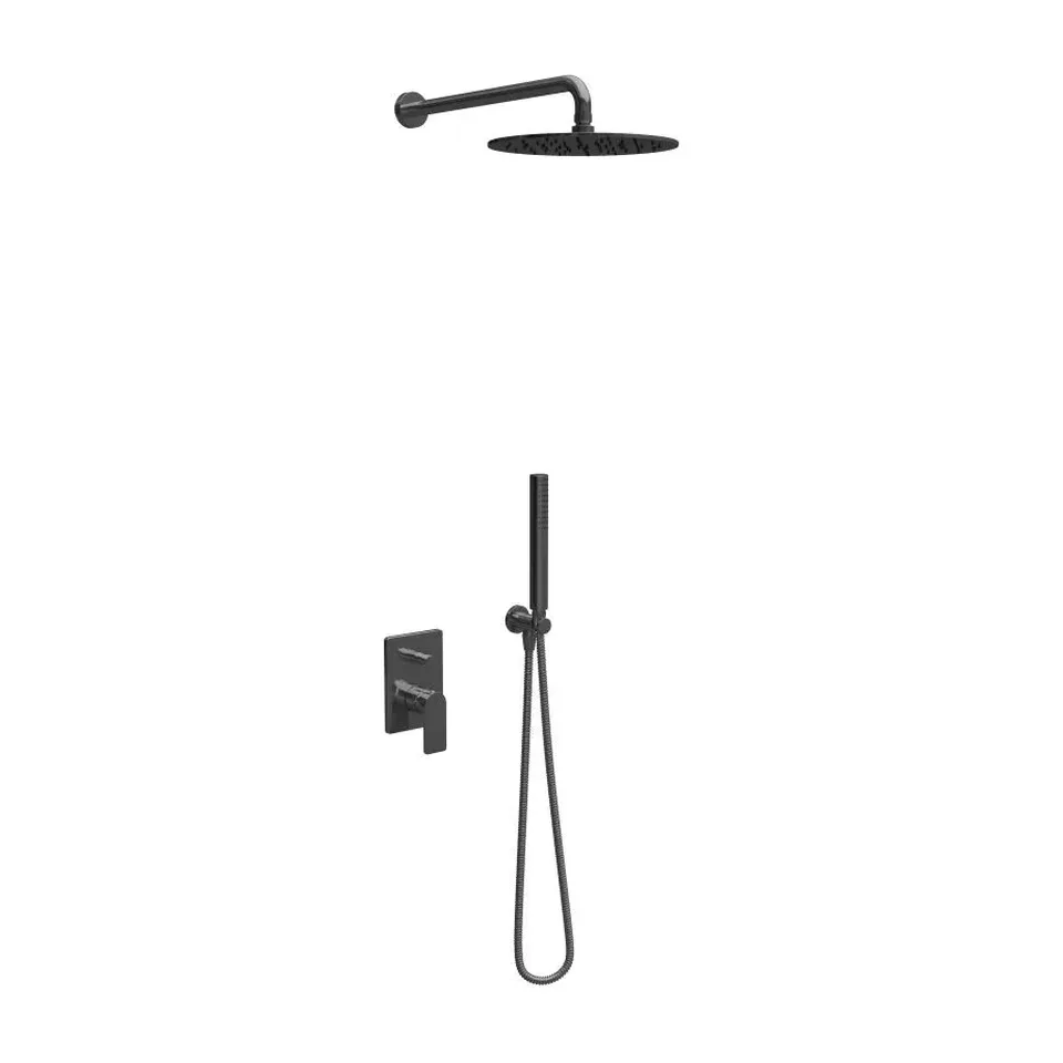 Ugradna baterija za tuš Copen Nook gun metal sa tuš setom