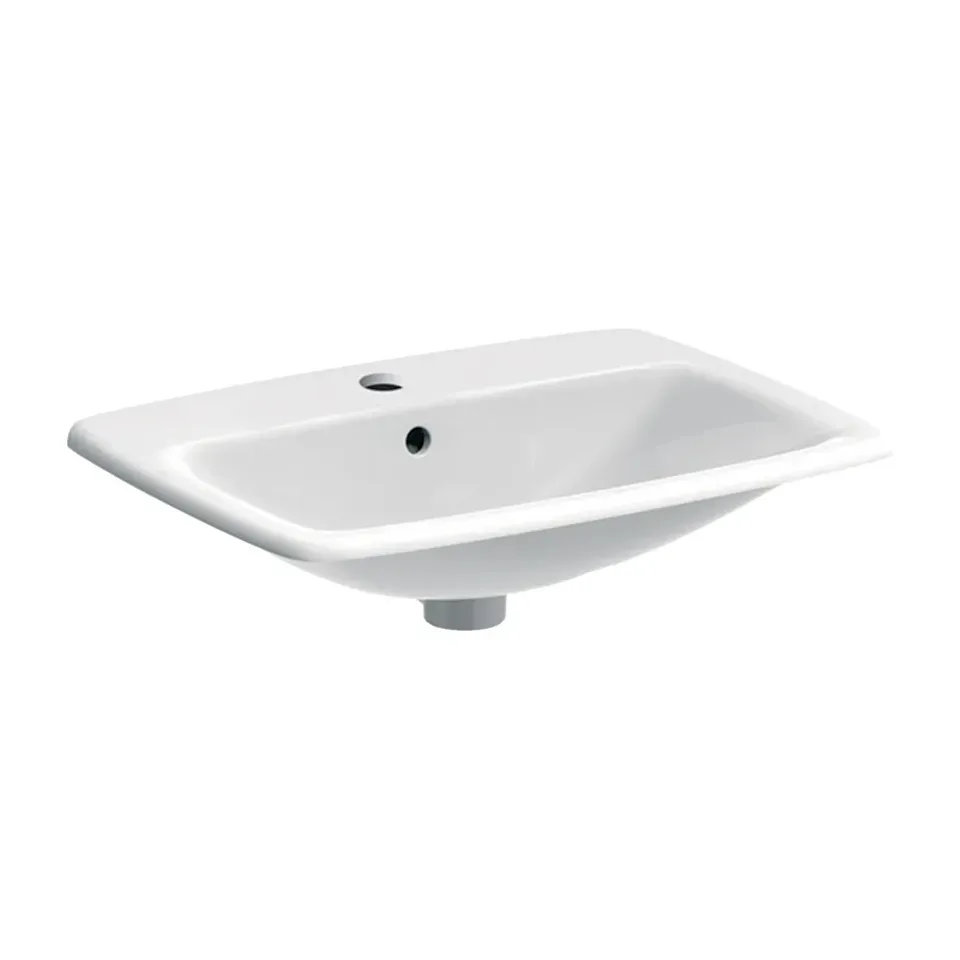 Ugradni lavabo Geberit Selnova Square bela sjaj 60x45 cm