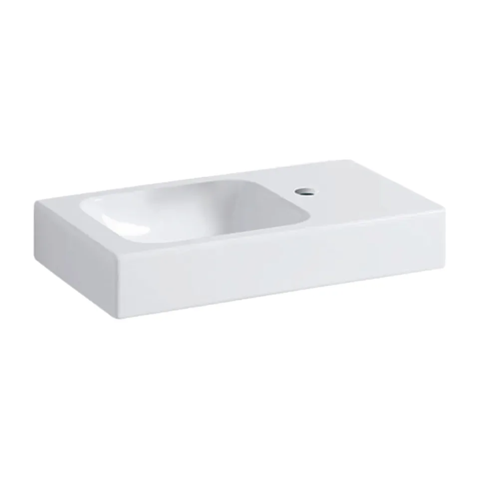 Umivaonik Geberit iCon bela 53x31 cm, slavina desno