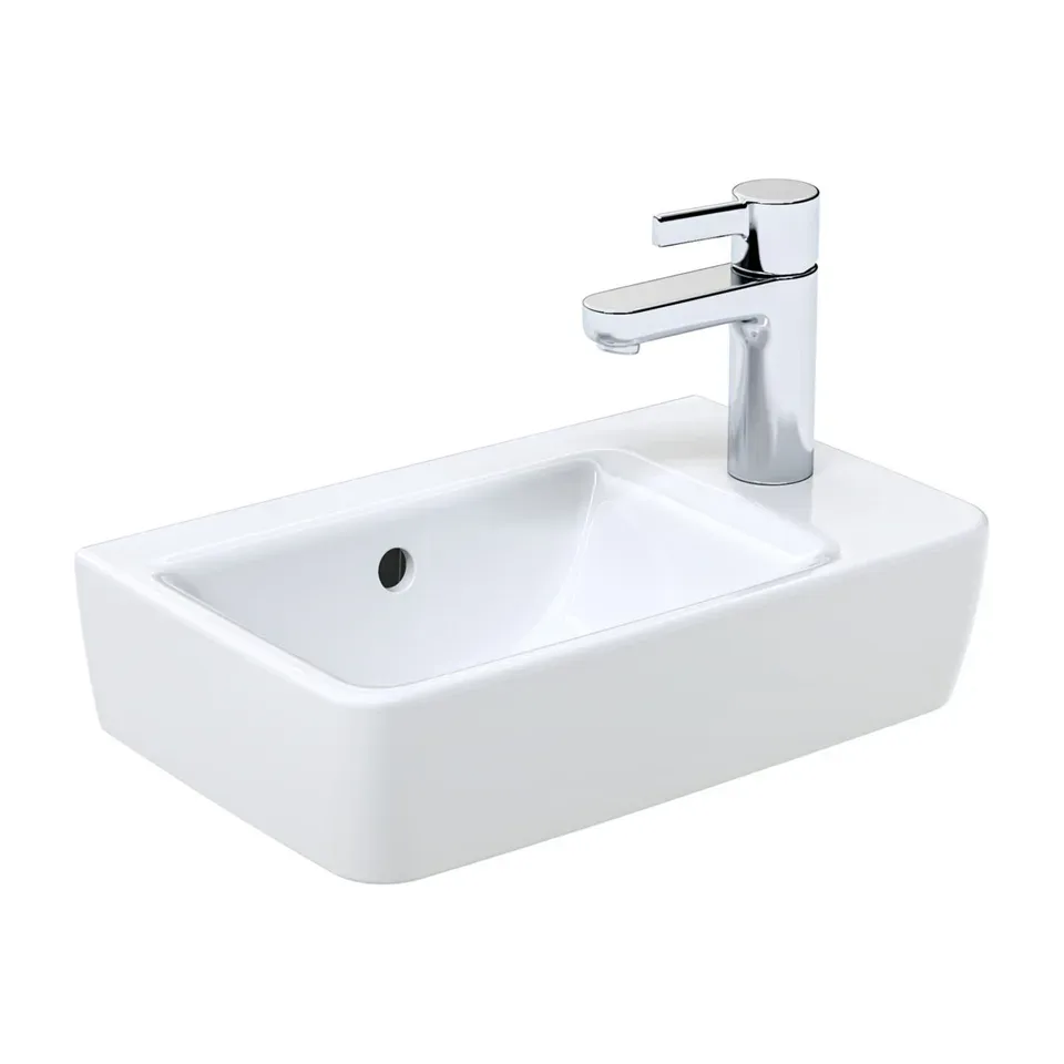 Umivaonik Geberit Selnova Compact bela 40x25 cm desni