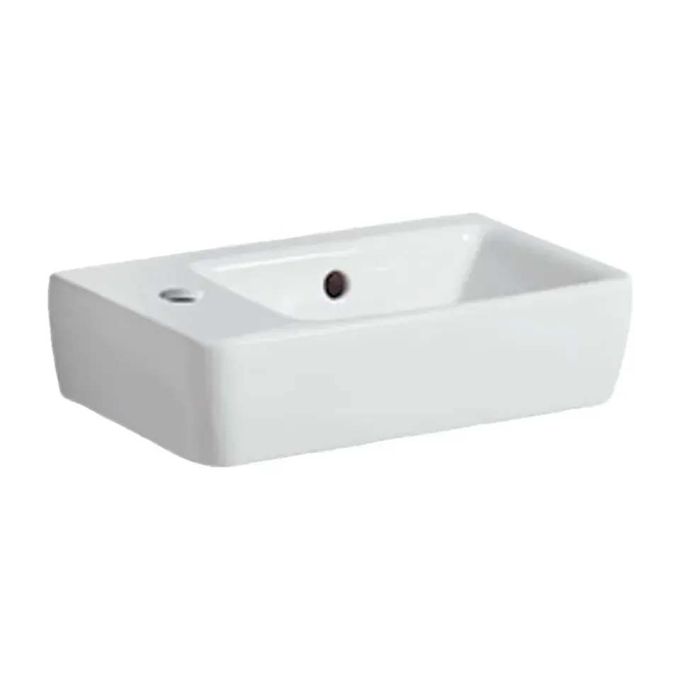 Umivaonik Geberit Selnova Compact bela 40x25 cm levi
