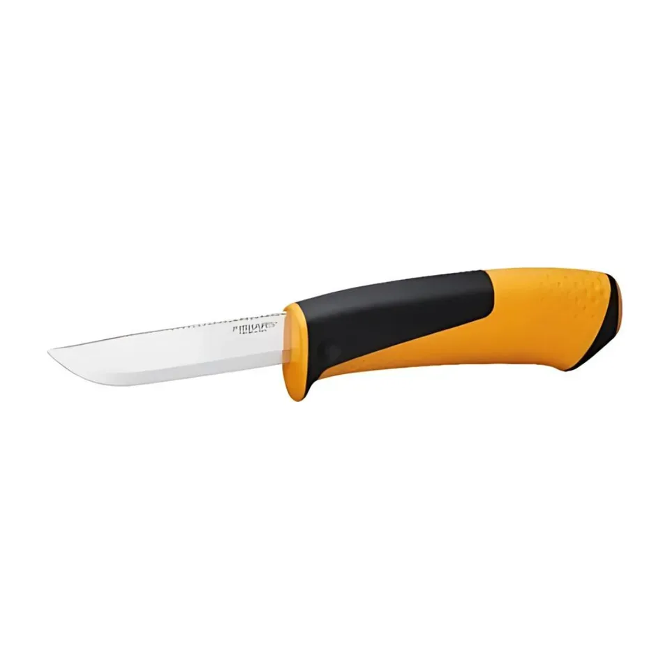 Univerzalni nož Fiskars sa oštračem, 22 cm 046846