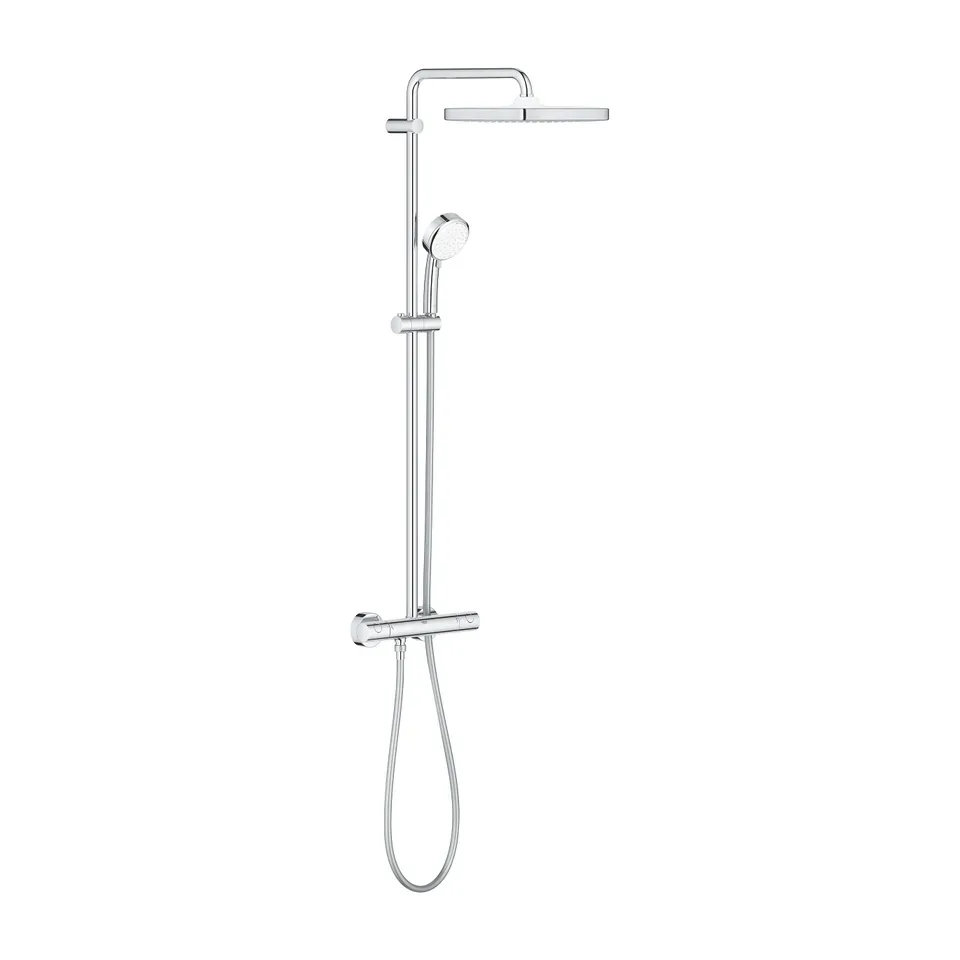 Usponski tuš Grohe Tempesta Cosmopolitan System 250 Cube hrom termostatski 2F