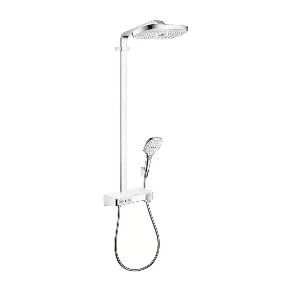 Usponski tuš Hansgrohe Raindance Select 400 bela 3 mlaza