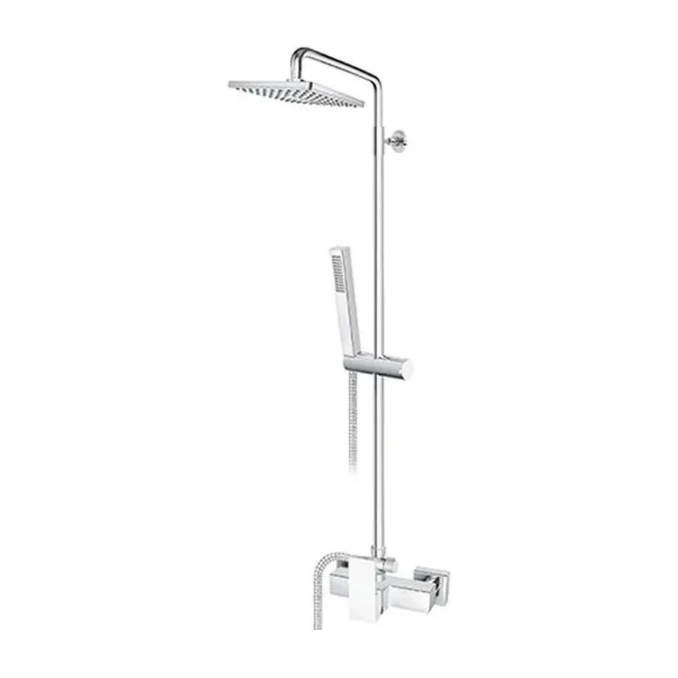 Usponski tuš sa baterijom Rosan Quadro White bela