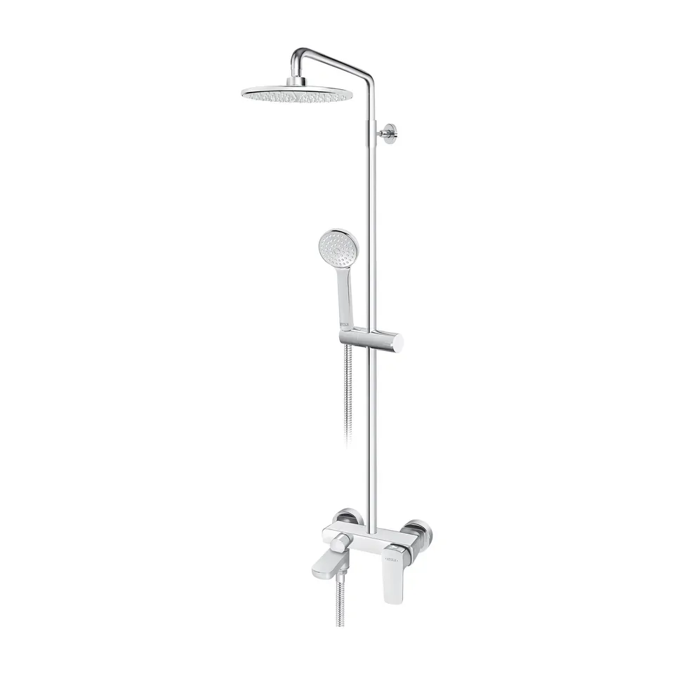Usponski tuš sa baterijom Rosan Stolz hrom fi 220 mm sa izlivom