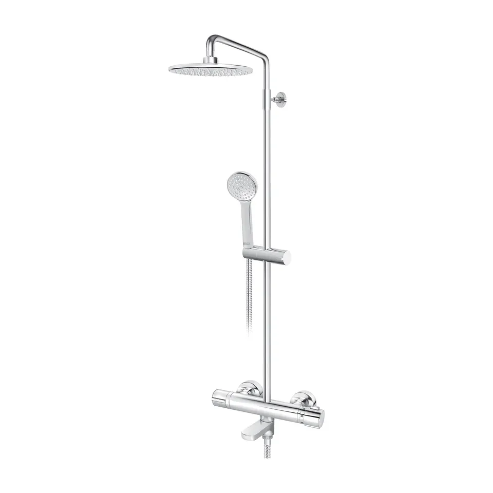 Usponski tuš sa baterijom Rosan Stolz Thermo hrom fi 220 mm