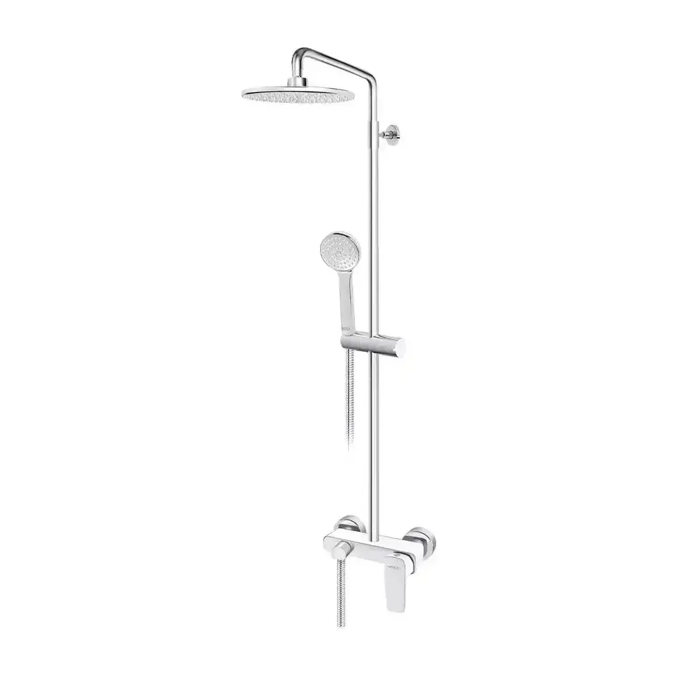 Usponski tuš sa baterijom Rosan Stolz White Edition bela fi 220 mm