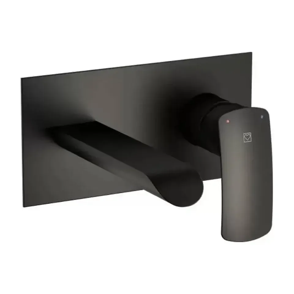 Uzidna baterija za lavabo Herz Elite Black crna