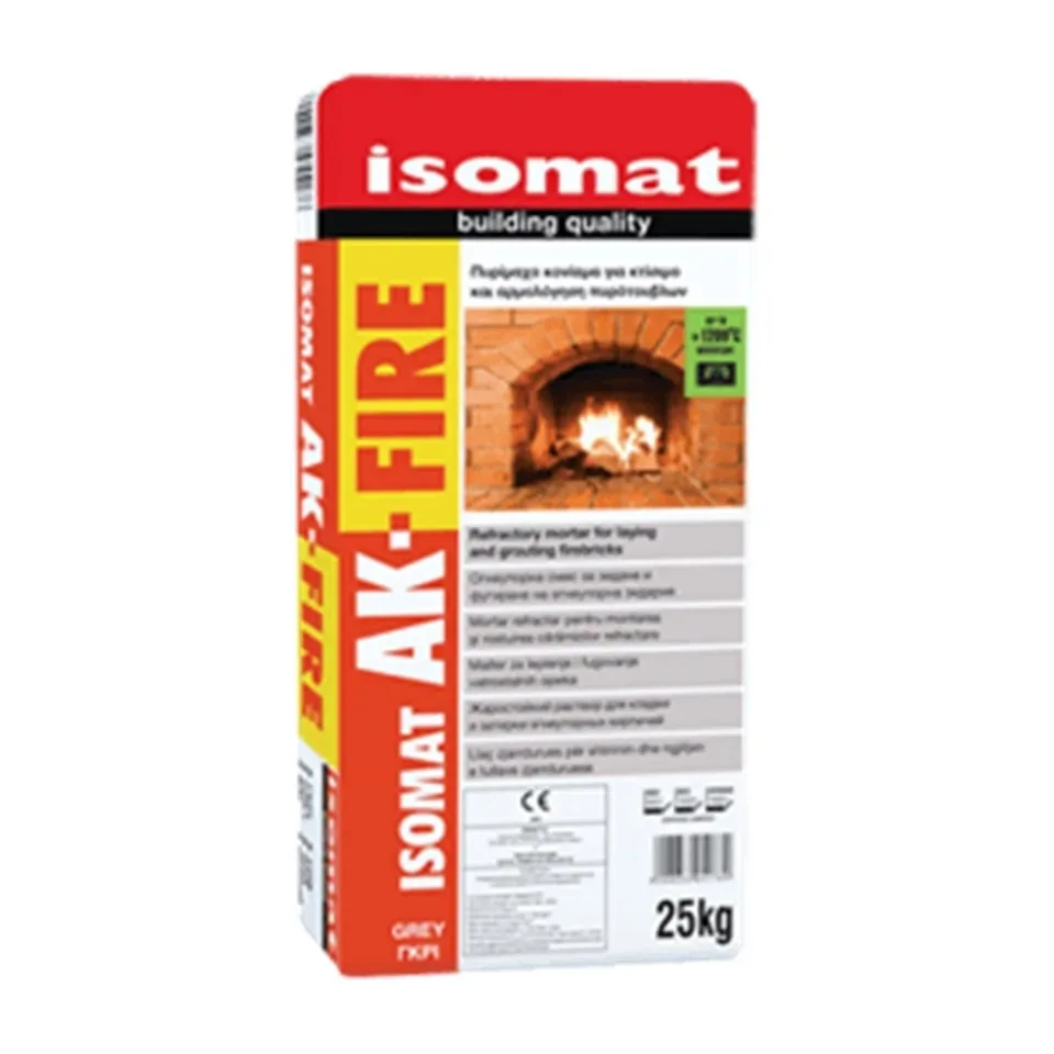 Vatrostalni malter Isomat AK Fire siva, 25 kg