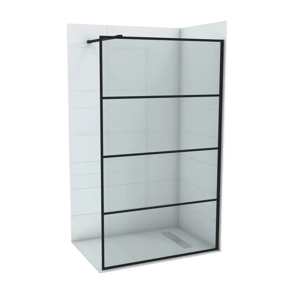 Walk in paravan Copen Monte Black crna 90x200 cm
