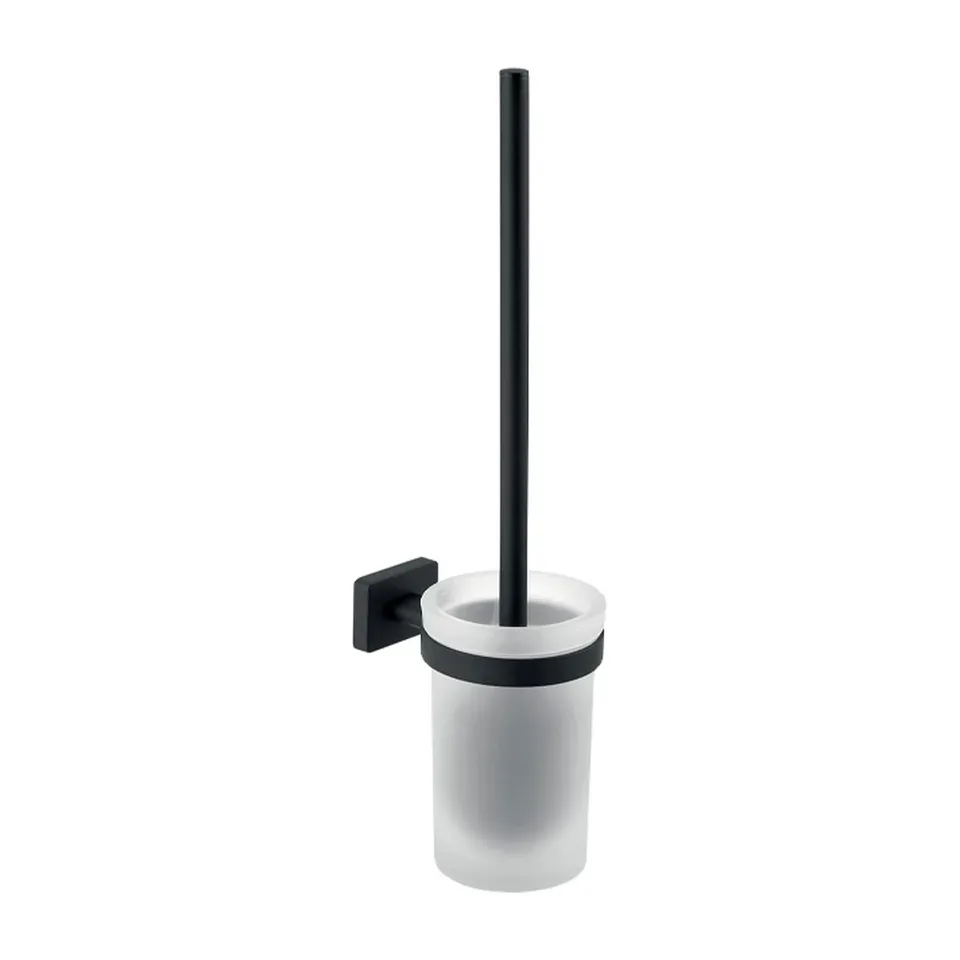 Wc četka Ferro Greta crni mat 37,4 cm