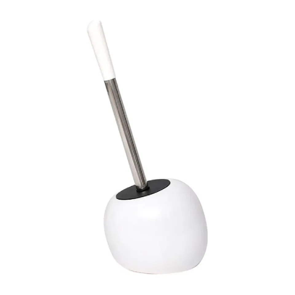 Wc četka Tendance Pebble bela 10.5x39 cm