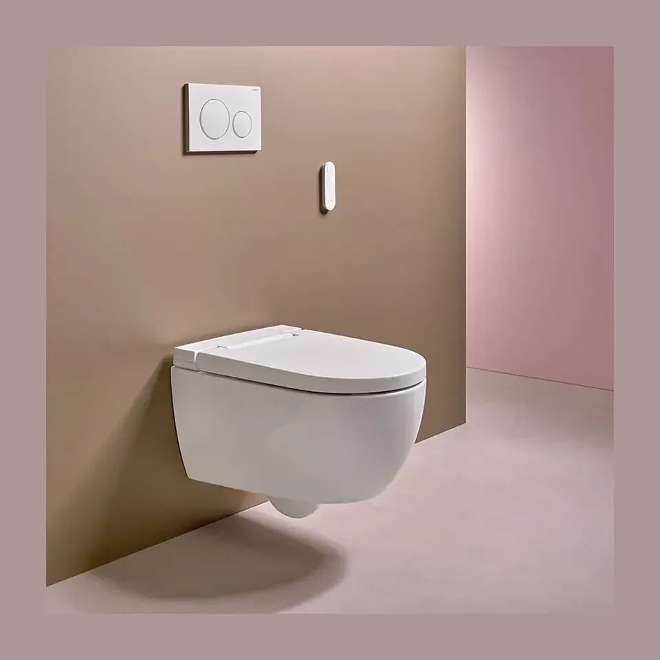 Wc šolja sa bide funkcijom Geberit AquaClean Alba bela konzolna
