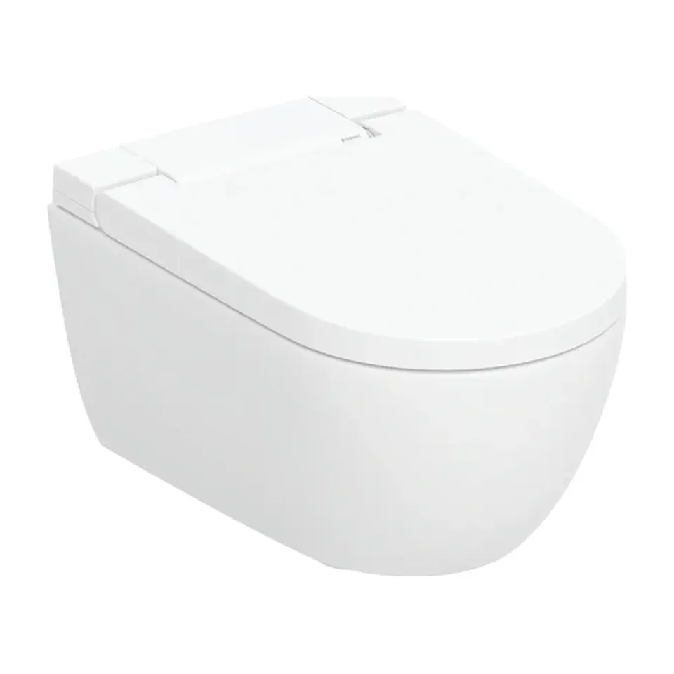 Wc šolja sa bideom Geberit AquaClean Alba bela rimless konzolna 55x36