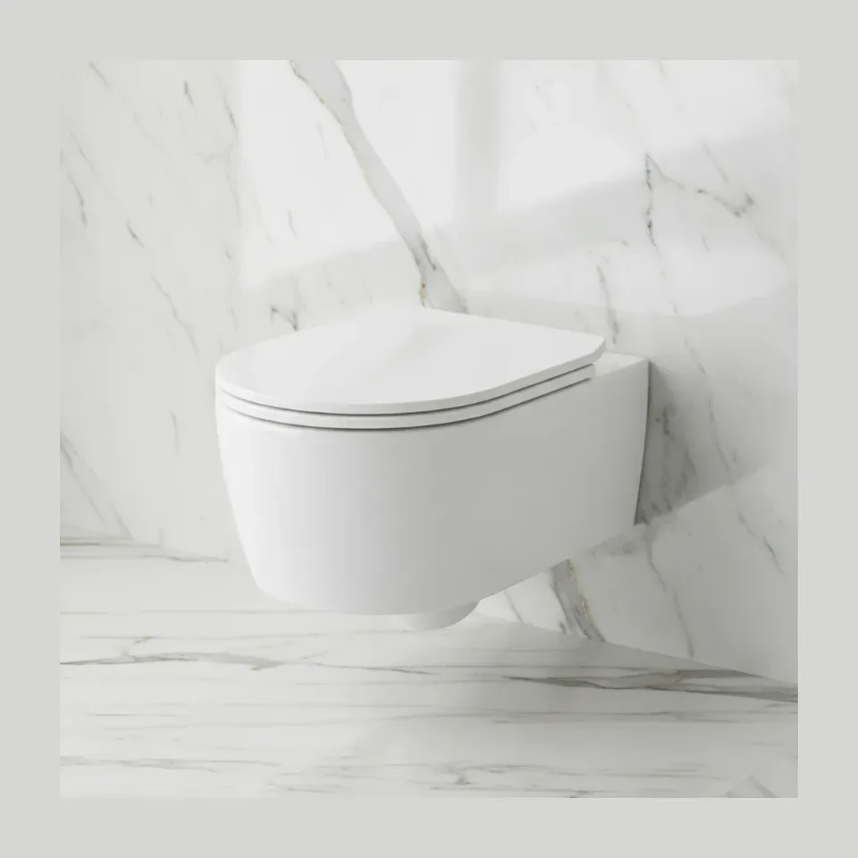Wc šolja sa daskom Villeroy & Boch Avento 01 bela konzolna