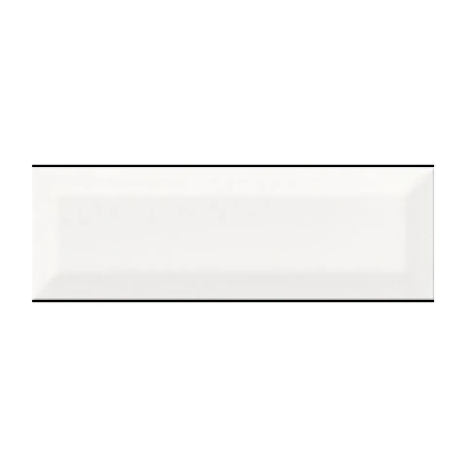 Zidna pločica Metro Style bela 10x30, 0,45 m²