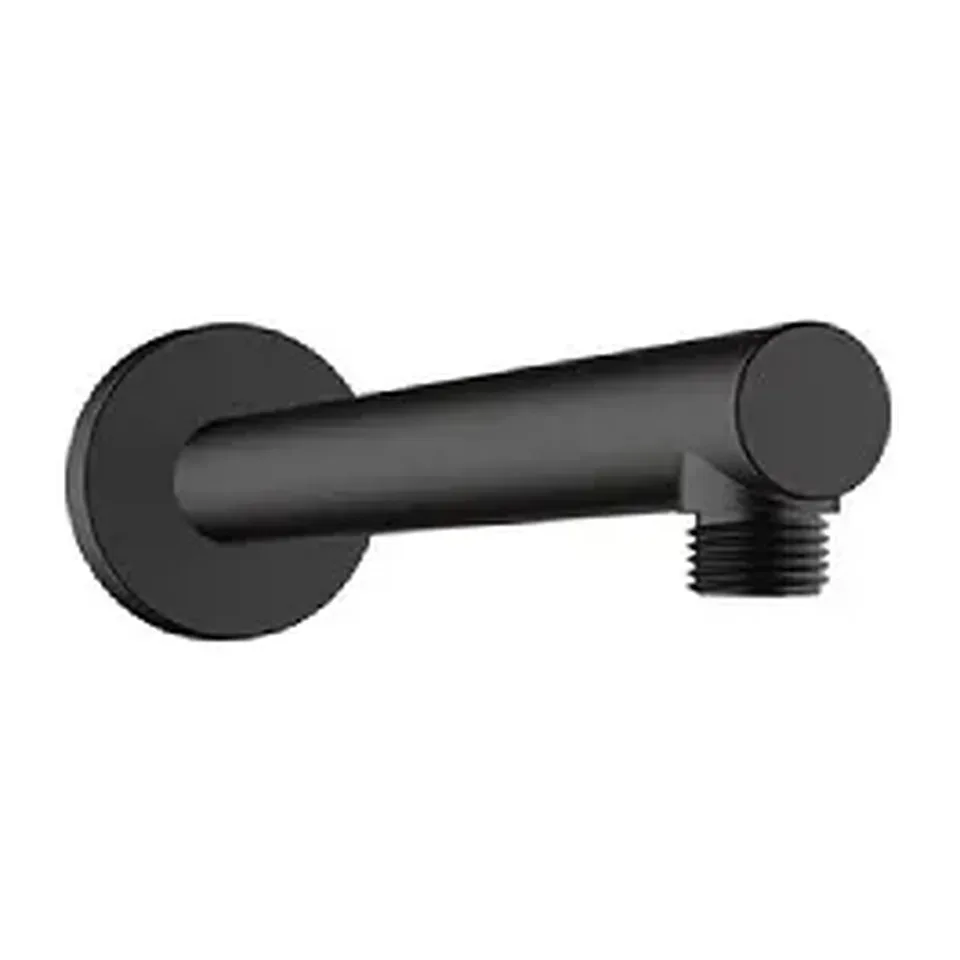 Zidni izliv za tuš ružu Hansgrohe Vernis Blend 670 crni mat 24 cm