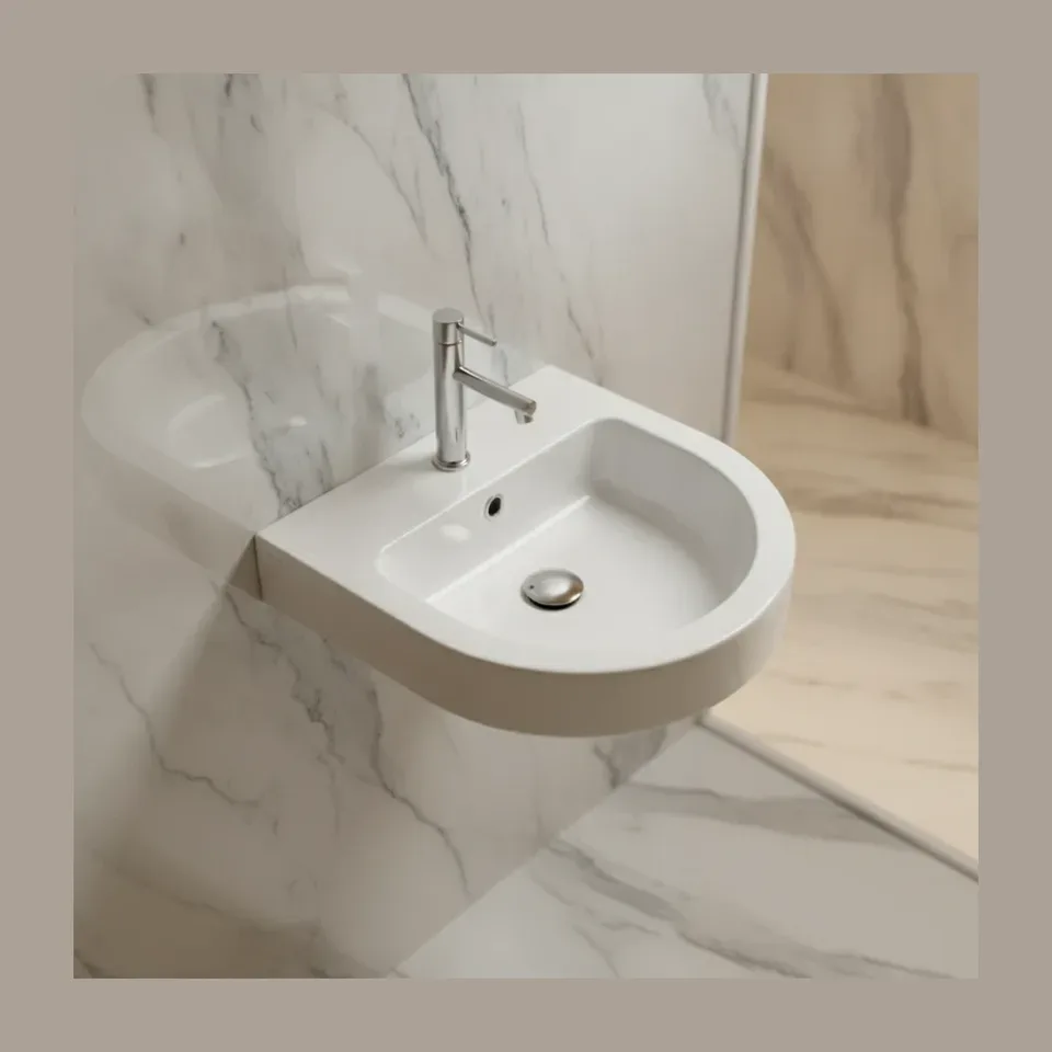 Zidni lavabo Catalano Zero bela 50 cm