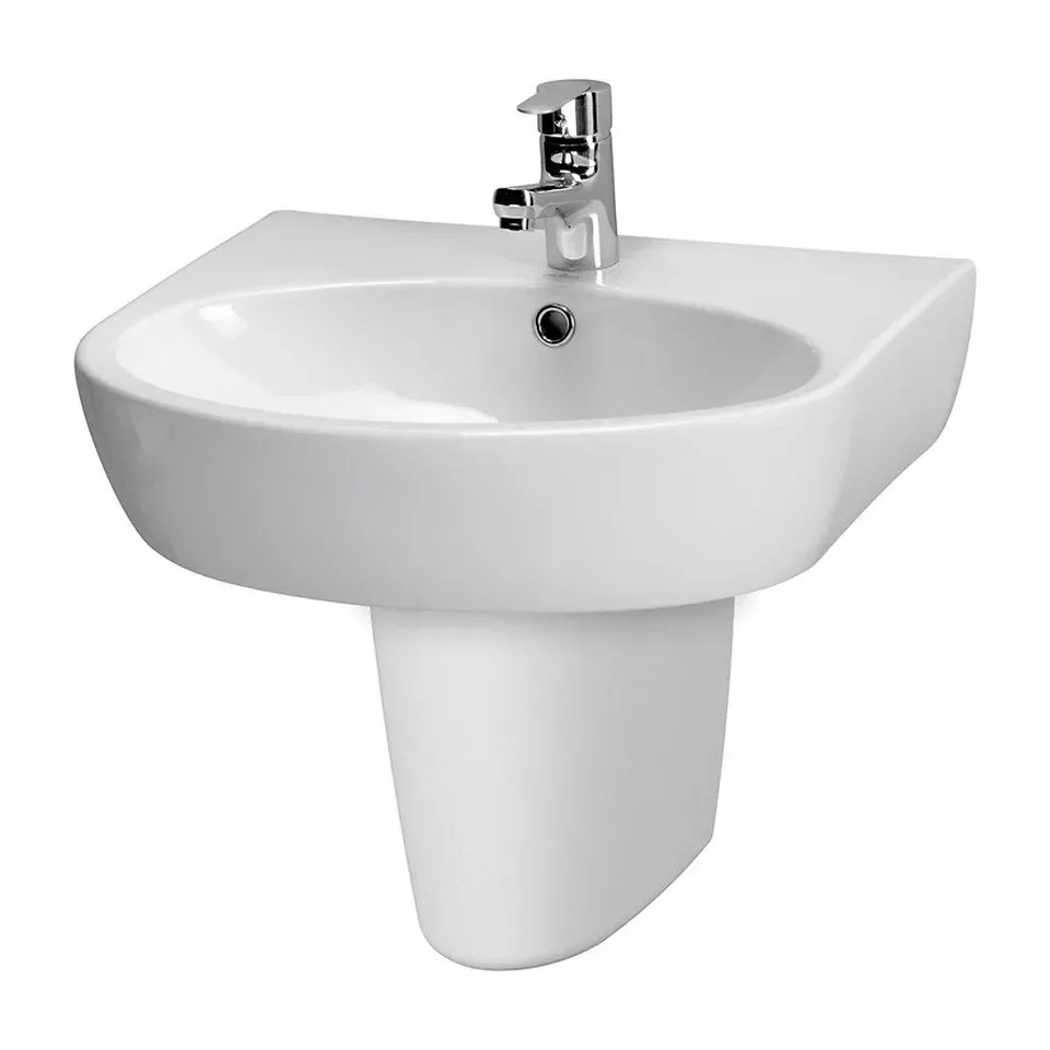 Zidni lavabo Cersanit Parva bela 55 x 42,5 cm
