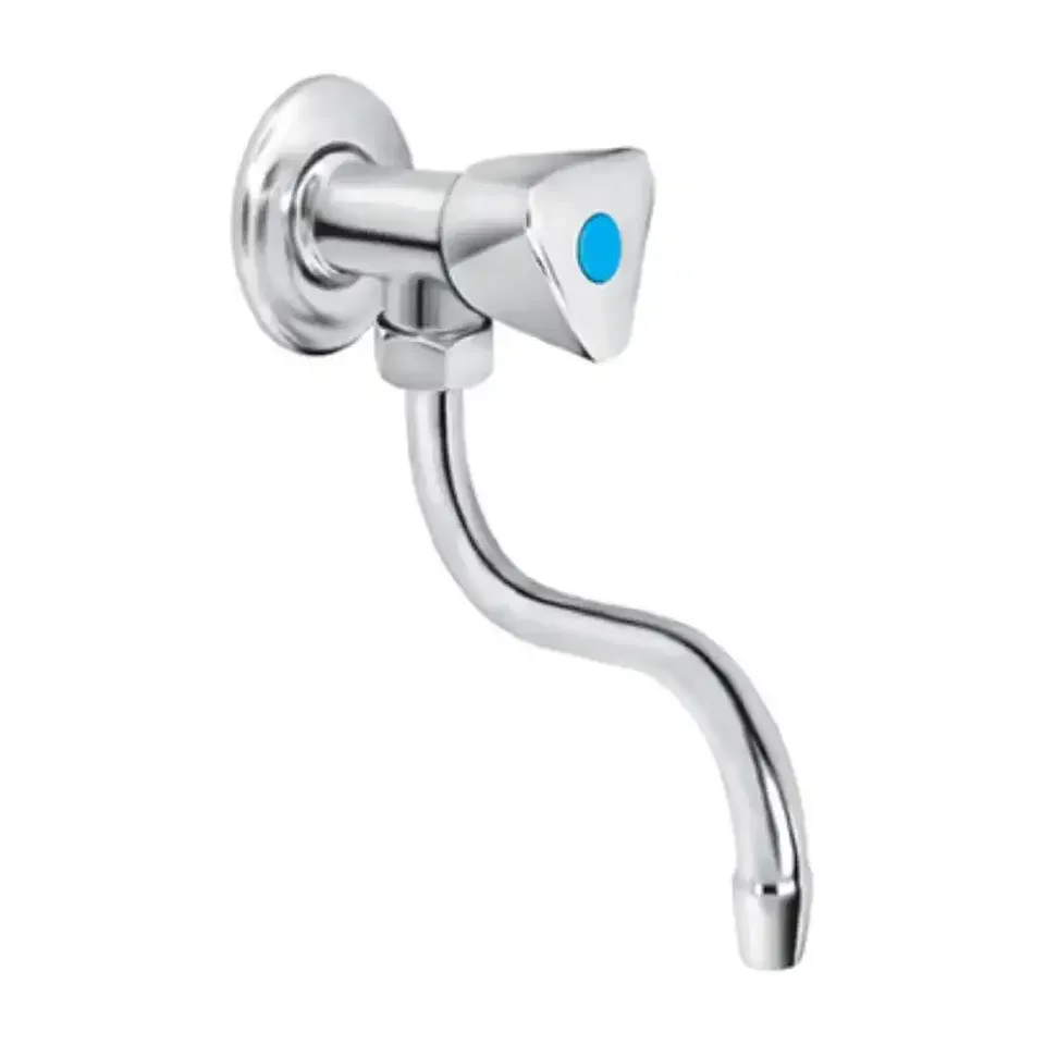 Zidni ventil Rosan Klasik hrom 3/8″, izliv 75 mm